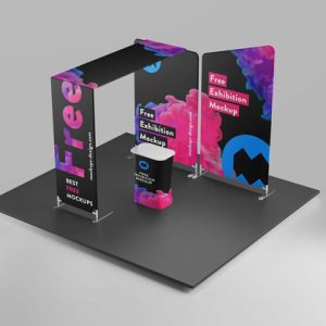 غرفه نمایشگاهی ساده